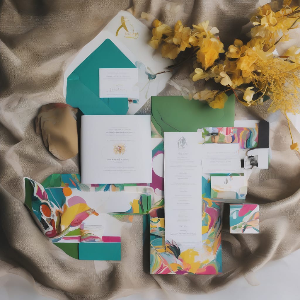 Custom wedding invite